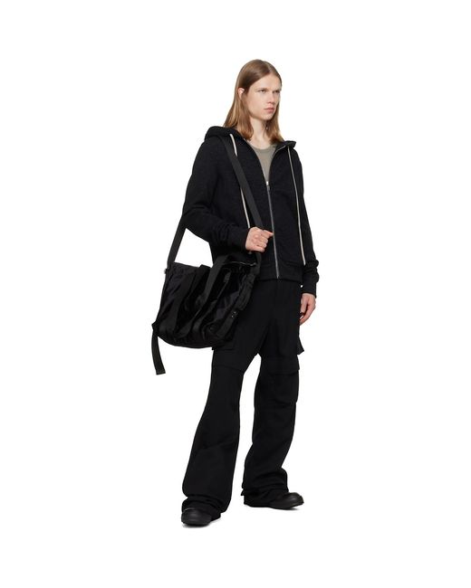 Rick Owens Black Tower Stefan Cargo Pants for men