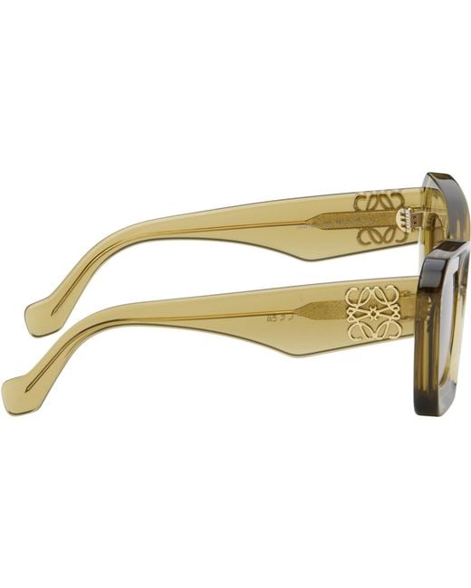 Loewe Black Anagram Sunglasses for men
