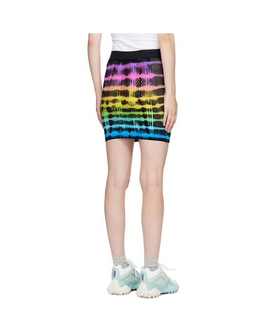 AGR Black Tie-Dye Miniskirt