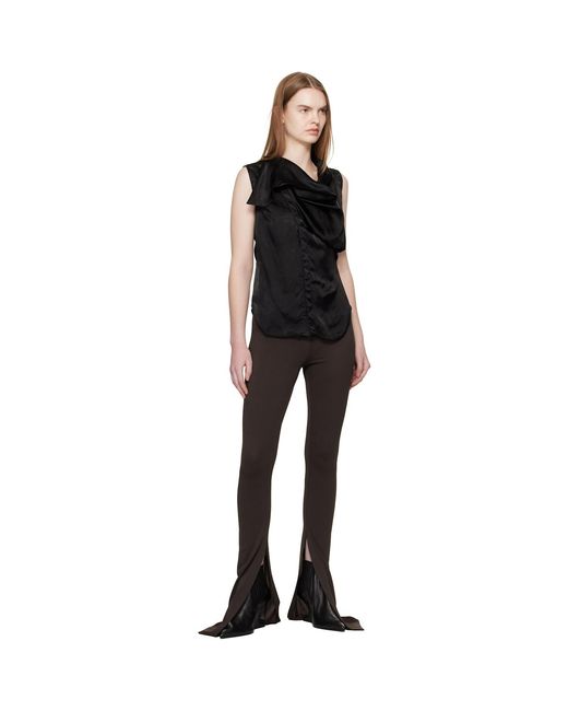Rick Owens Black Temple Sl Island Blouse