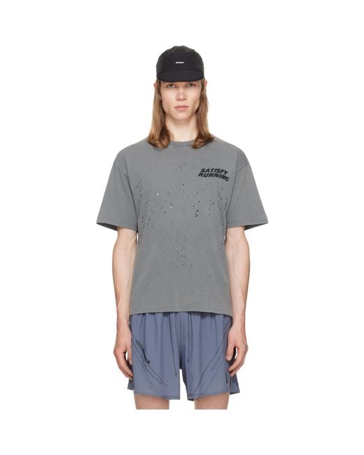 Satisfy Gray Mothtech T-Shirt for men