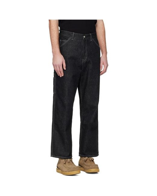 Neighborhood Black Painter Jeans for men