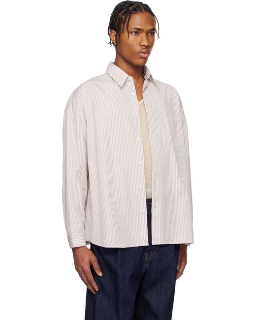sunflower White Tan Stable Shirt for men