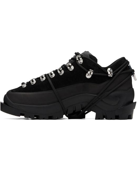 HELIOT EMIL Black Low Hiking Boots for men