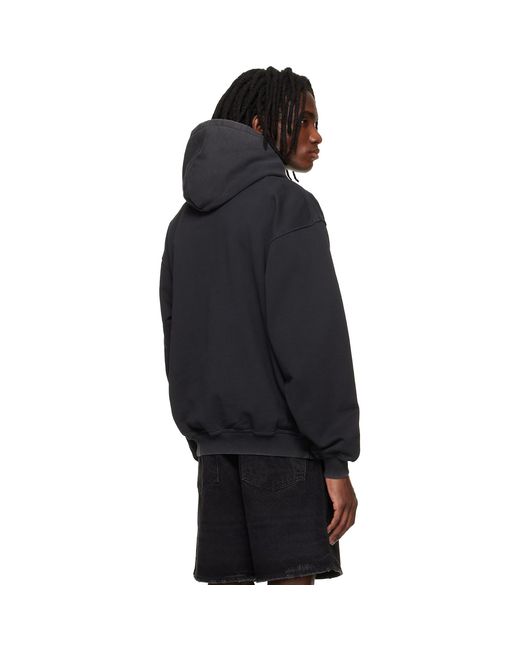 Represent Black 'Thoroughbred' Hoodie for men