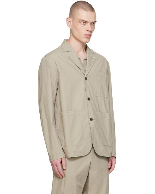 Norse Projects Natural Nilas Blazer for men