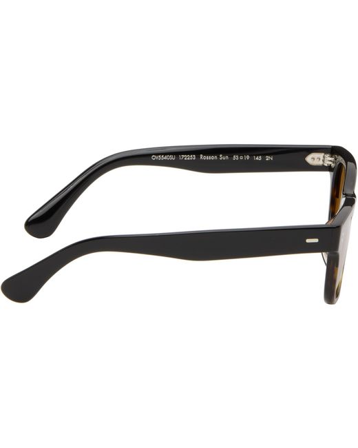 Oliver Peoples Black Rosson Sunglasses for men