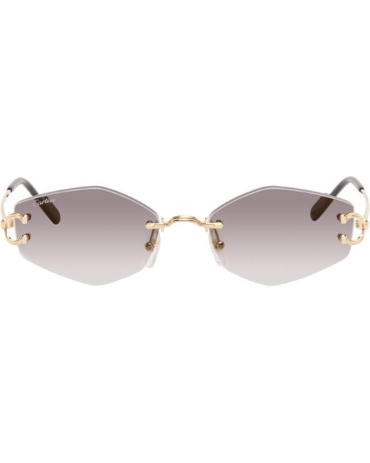Cartier Black Classic C Motif Sunglasses for men