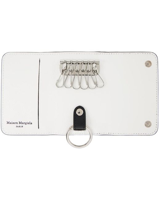 Maison Margiela Black & White Keychain Wallet for men
