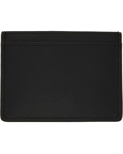Vivienne Westwood Black Flat Card Holder for men