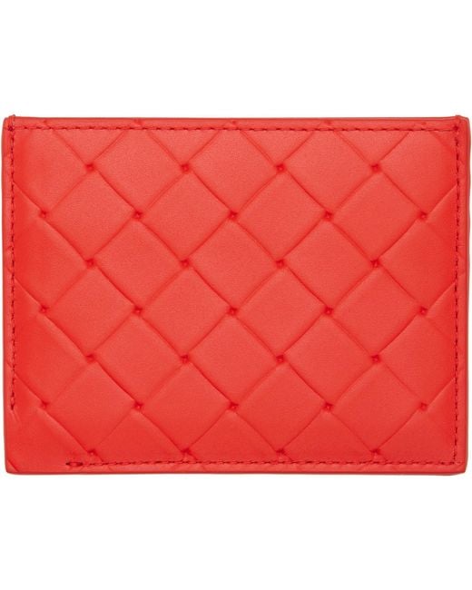 Bottega Veneta Intrecciato Stamp Credit Card Holder for men