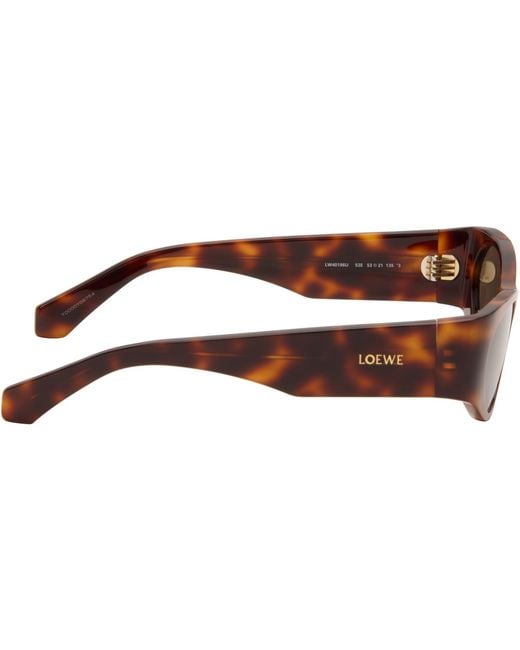 Loewe Brown Flash Small Cateye Sunglasses for men