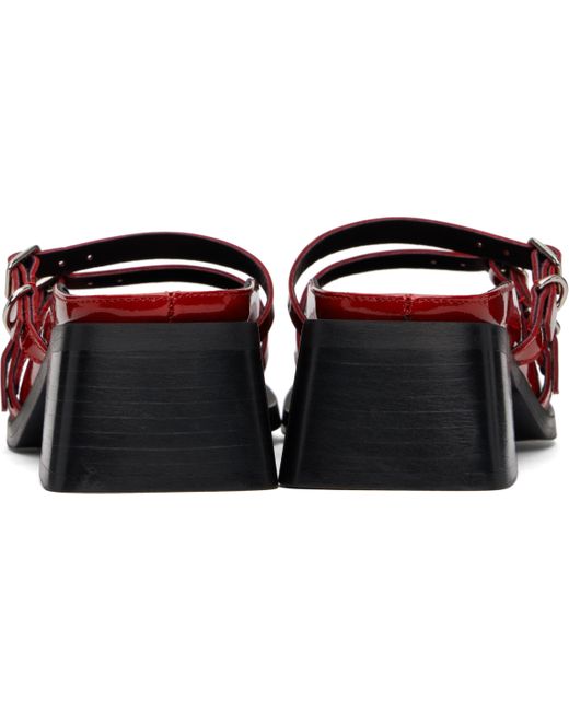 Justine Clenquet Black Andie Mules