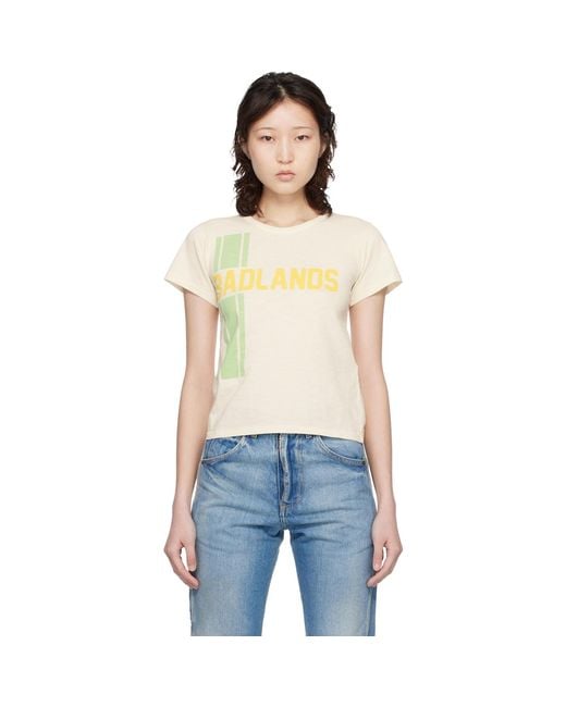 Maison Margiela Blue Off- 'Badlands' T-Shirt