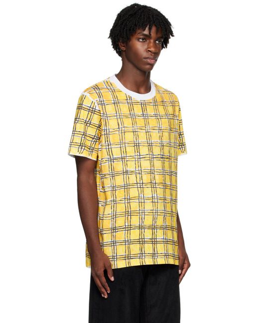 Marni Multicolor Check T-shirt for men