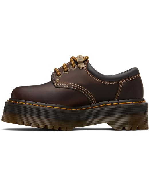 Dr. Martens Black 8053 Arc Leather Platform Casual Derbys