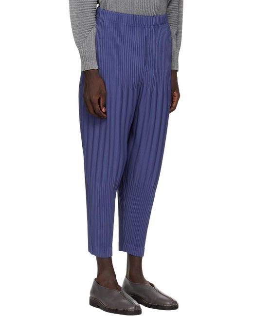 Homme Plissé Issey Miyake Homme Plissé Issey Miyake Blue Monthly Color December Pants for men