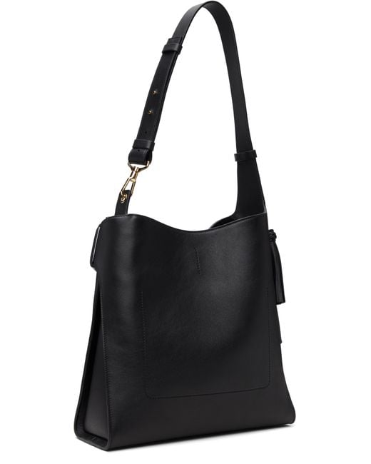 Givenchy ブラック ミディアム Belted レザー トートバッグ Black