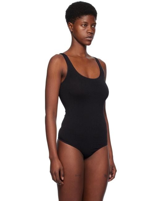 Wolford Black Jamaika String Bodysuit