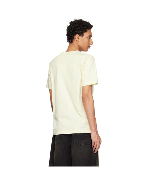 Off-White c/o Virgil Abloh Natural Small Arrow Slim T-Shirt for men