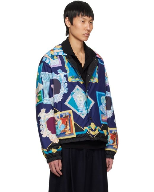 Versaceヴェルサーチ　リバーシブルブルゾン メンズ Versace マルチカラー Gallery' リバーシブル ブルゾン