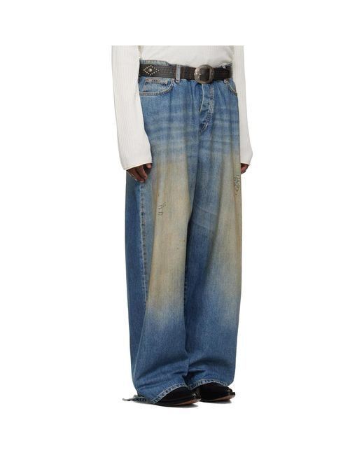 424 Blue 'Big Daddy' Jeans for men