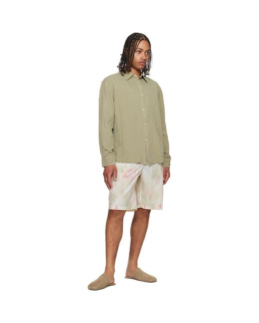 Our Legacy Natural Off- Leisure Shorts for men