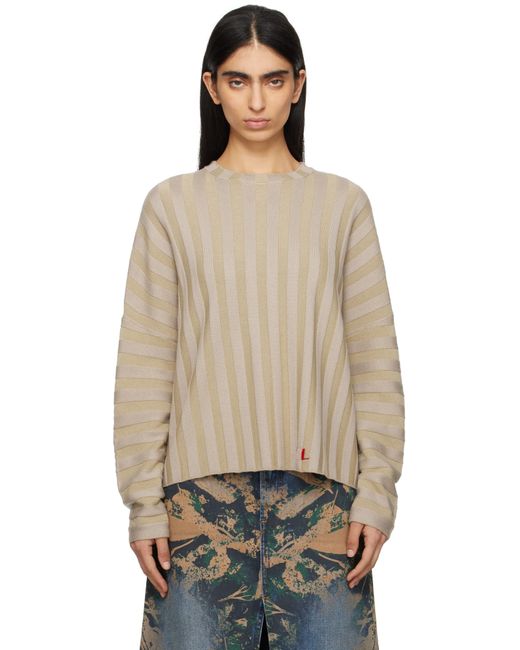 Pull À Rayures Keyboard Eckhaus Latta en coloris Natural