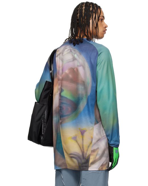 Kiko Kostadinov Multicolor Fox Racing Edition Printed Tunic T-Shirt for men