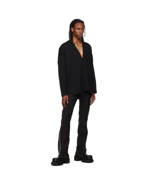 Rick Owens Black Tower Lido Larry Shirt for men