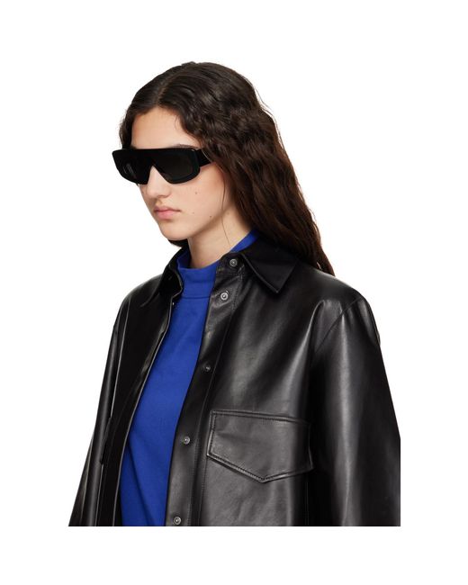 Prada Gray Shield Sunglasses