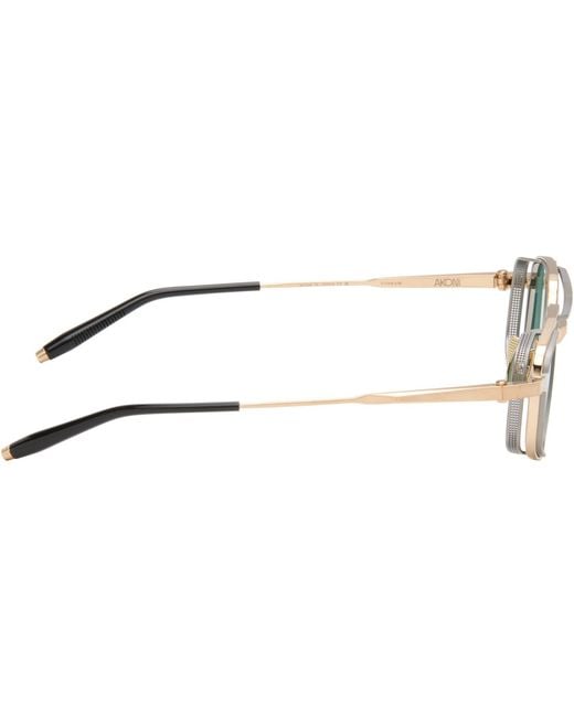 Akoni Green Gunmetal Atlantis Sunglasses for men