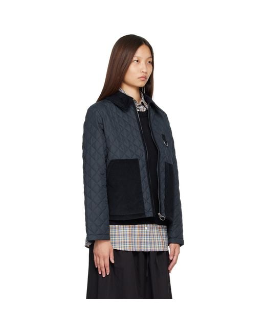 Barbour Blue Aylesby Quilted Jacket