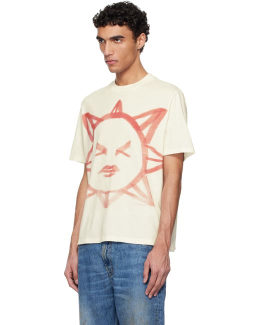 メンズ Our Legacy ホワイト Box Tシャツ Blue