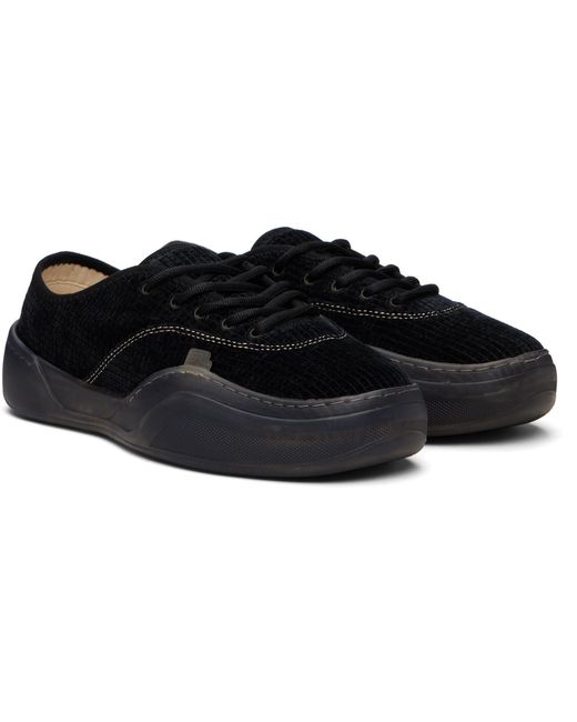 ERL Black Corduroy Coupe Sneakers for men