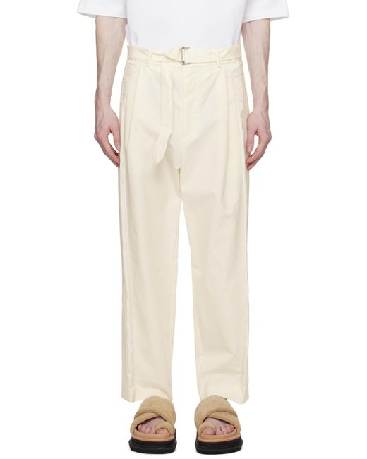 Rito Structure White Off- Combined Trousers for men