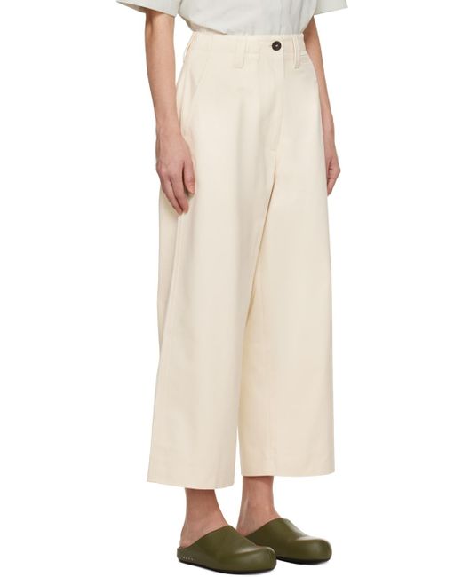 Studio Nicholson Natural Off- Asher Trousers