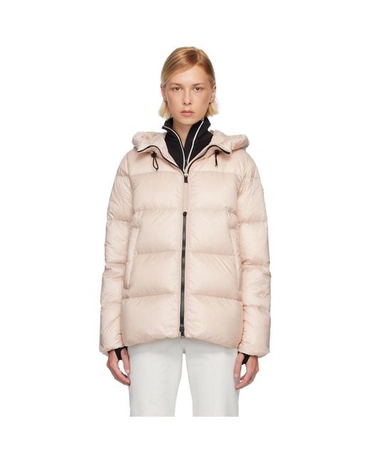 Moncler Natural Serittes Hooded Short Down Jacket