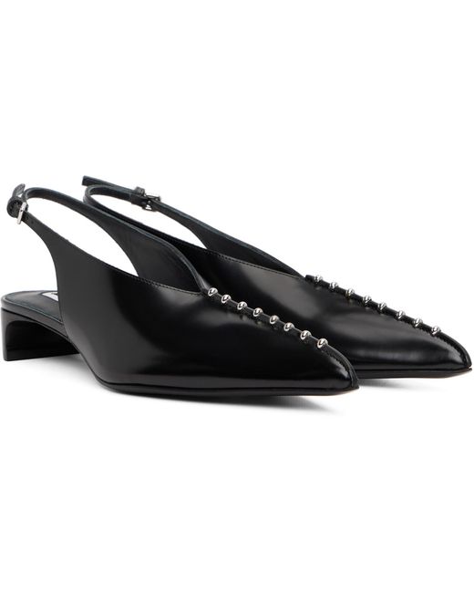 Jil Sander Black Pump Heels