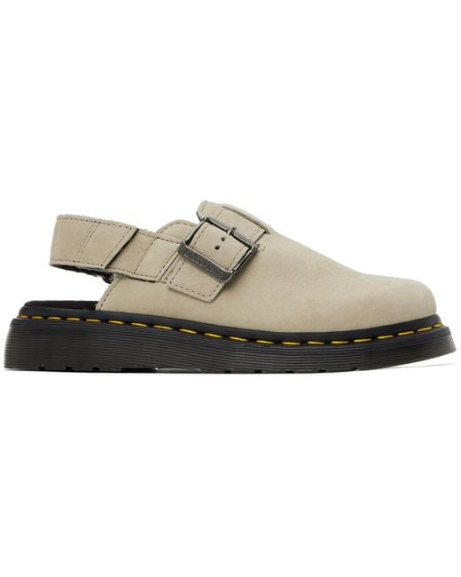 Dr. Martens Black Taupe Jorge Ii Mules