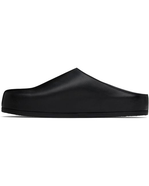Studio Nicholson Black Wearing Clog Loafers for men