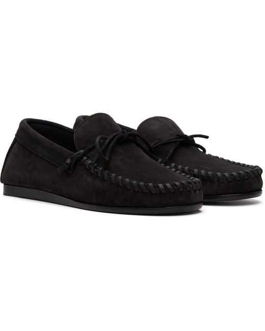 Isabel Marant Black Fitzo Loafers for men
