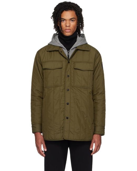 Mens khaki canada goose jacket hotsell