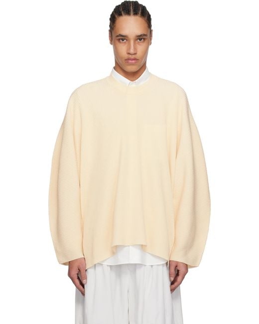 HOMME PLISSE ISSEI MIYAKE ニット イエローu0026ブラック