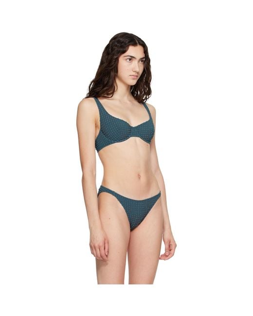 Fruity Booty Blue Laguna Bikini Top