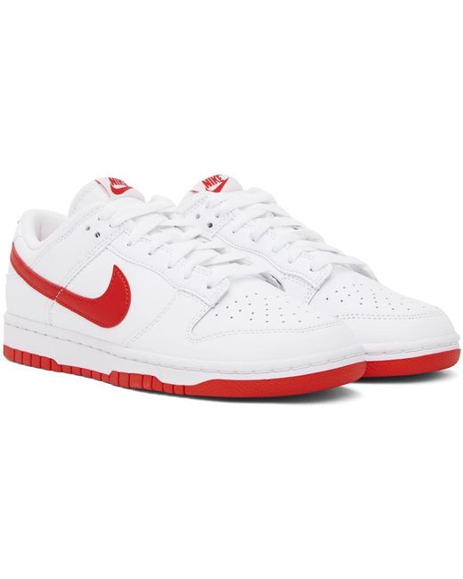 nike white red black