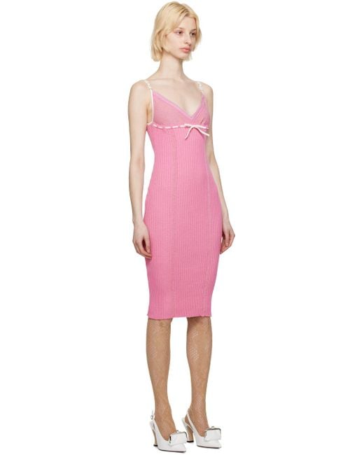 Cormio Pink Naomi Midi Dress