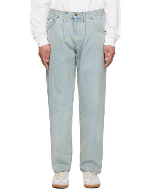 Straight Leg Jean NOAH Brushed Pleated Jean Brown 30