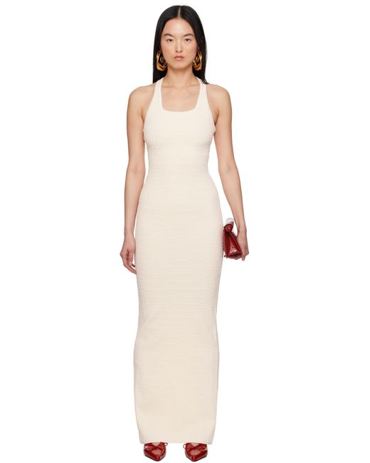 Jacquemus Black Off- La Croisière 'The Scala' Maxi Dress