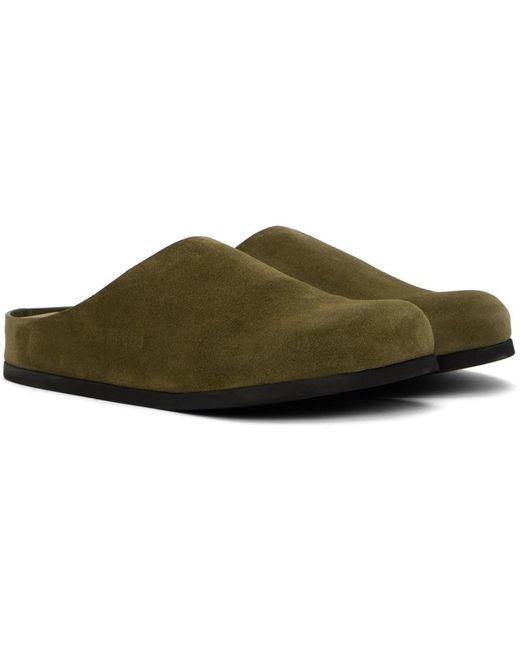 Common Projects Black Khaki Clog Slip-On Loafers for men
